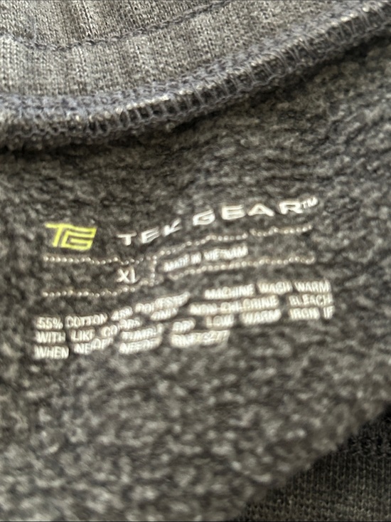 tek gear Other - tek gear Men's Dark Gray Crewneck Sweater with Lime Logo Accent